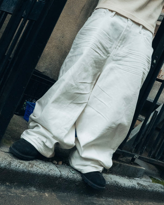 Classic Waxed Denim Pants