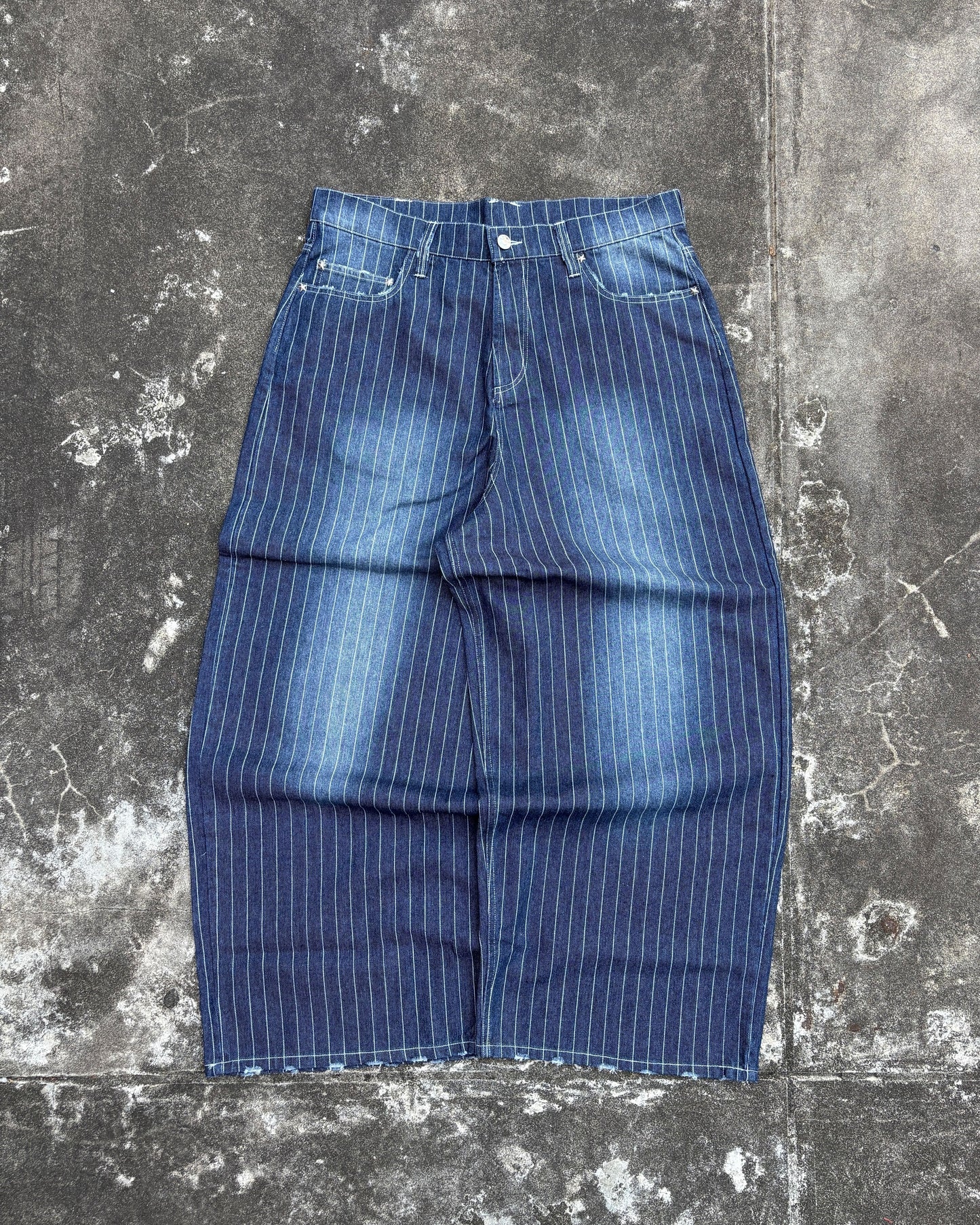 Faded Stripe Denim