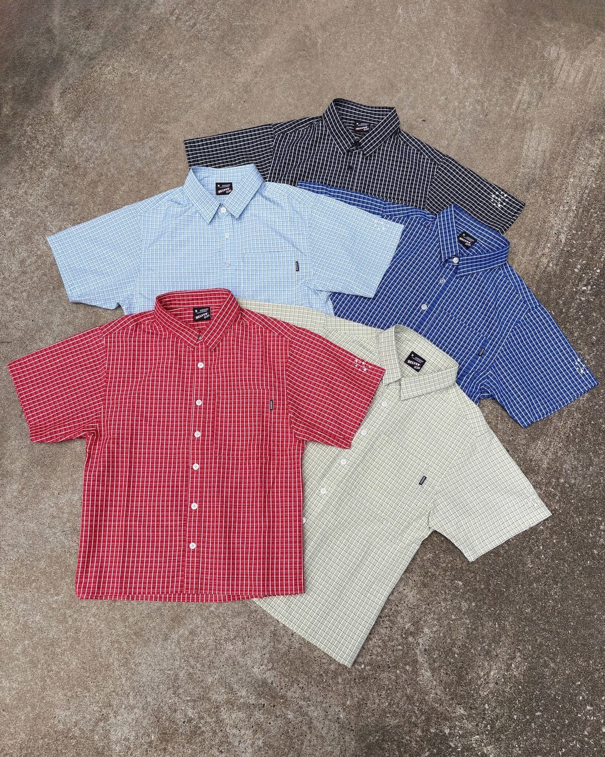 Belvet Star Logo Check Shirt Mサイズ SHIRT – BELVET