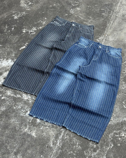 Faded Stripe Denim free