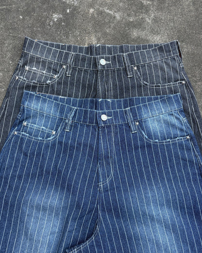 Faded Stripe Denim free