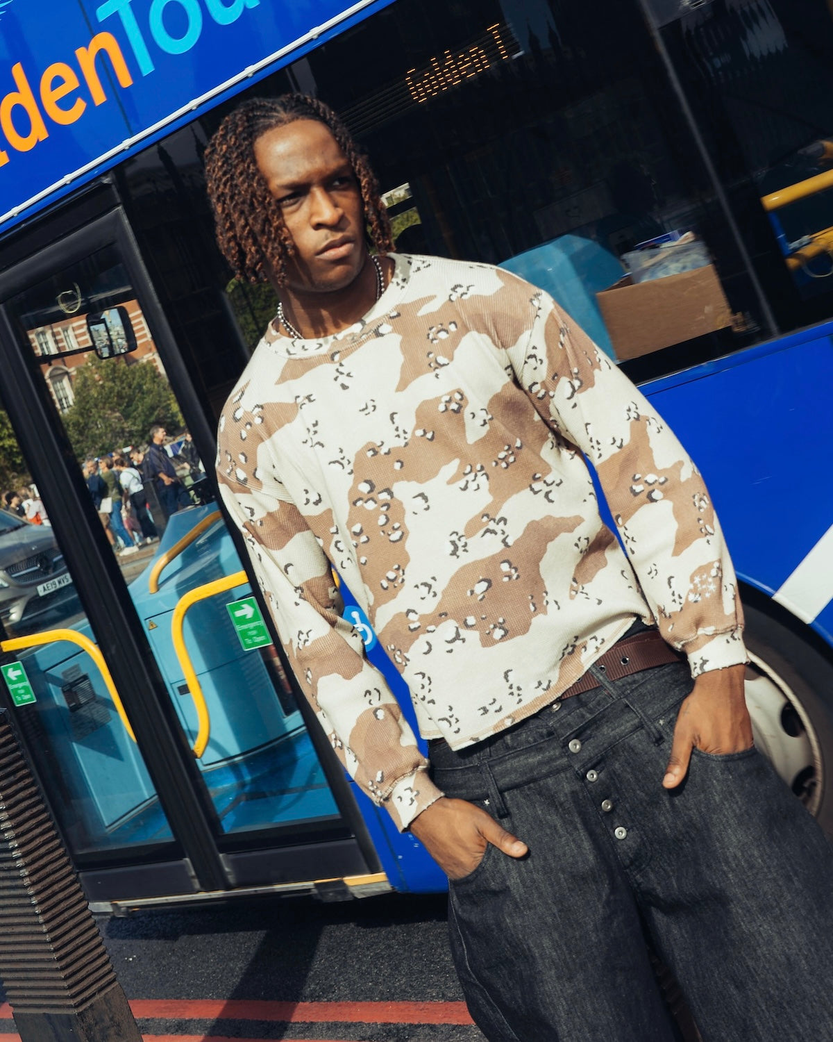 Camo Waffle Thermal LS Tee – BELVET