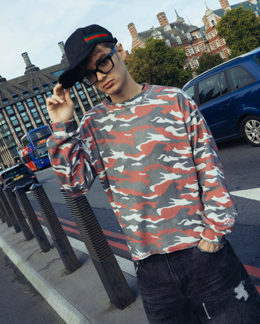Camo Waffle Thermal LS Tee