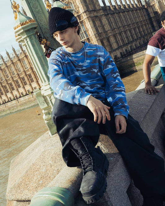Camo Waffle Thermal LS Tee