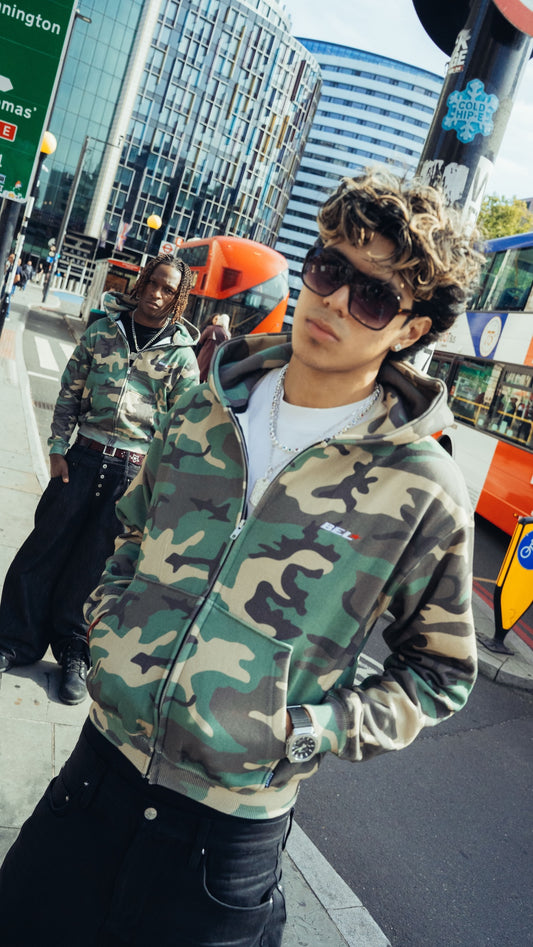 Classic Faded Camo Hoodie