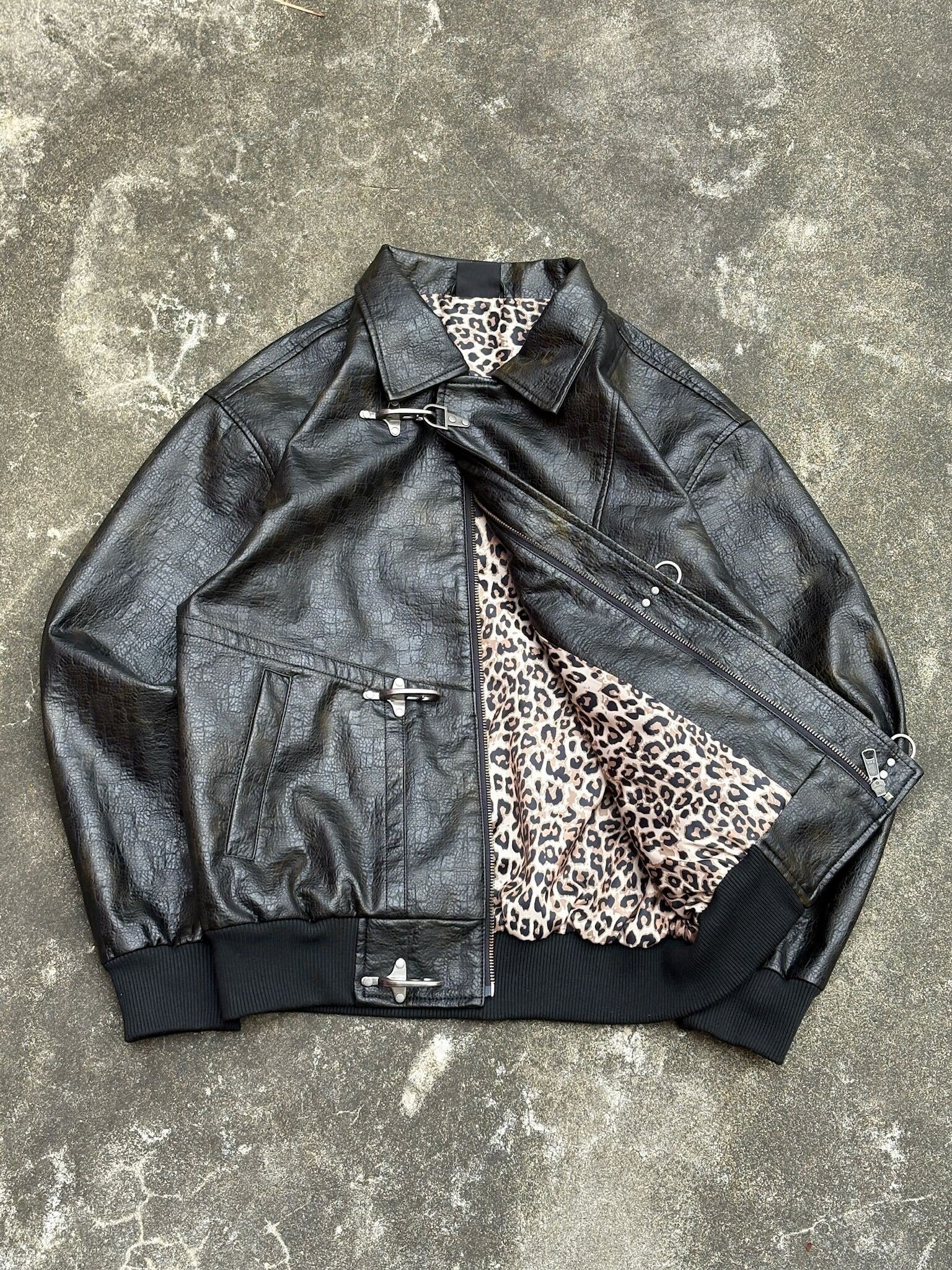 Leopard Lined Fireman Jacket – BELVET