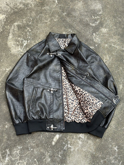 Leopard Lined Fireman Jacket