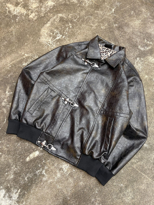 Leopard Lined Fireman Jacket