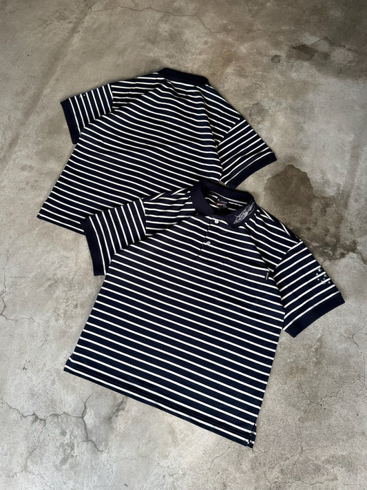 Fine Stripe Polo Shirt