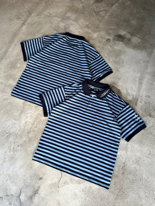 Fine Stripe Polo Shirt