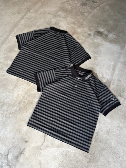 Fine Stripe Polo Shirt