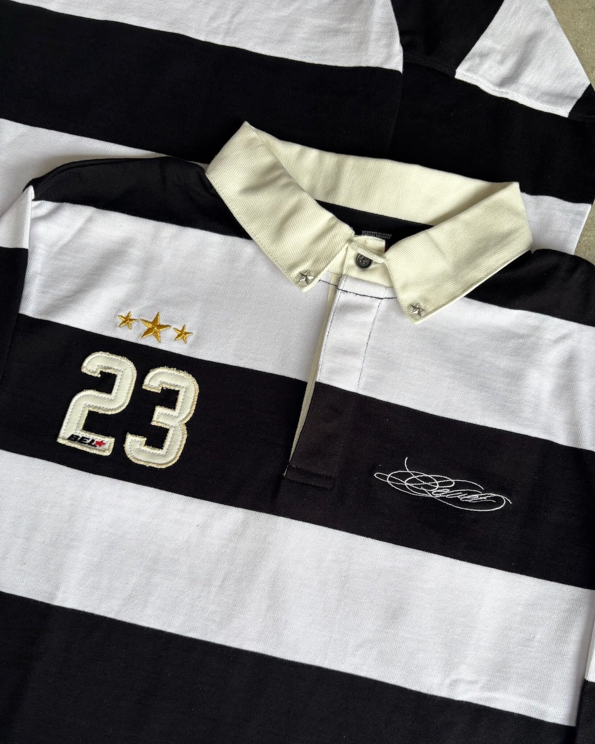 Heavy Stripe L/S Rugby Shirt