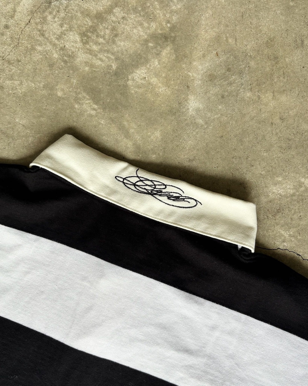 Heavy Stripe L/S Rugby Shirt