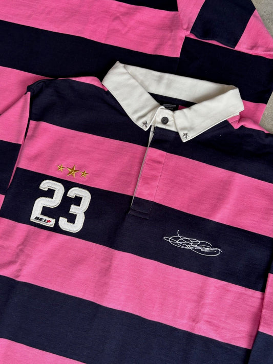 Heavy Stripe L/S Rugby Shirt
