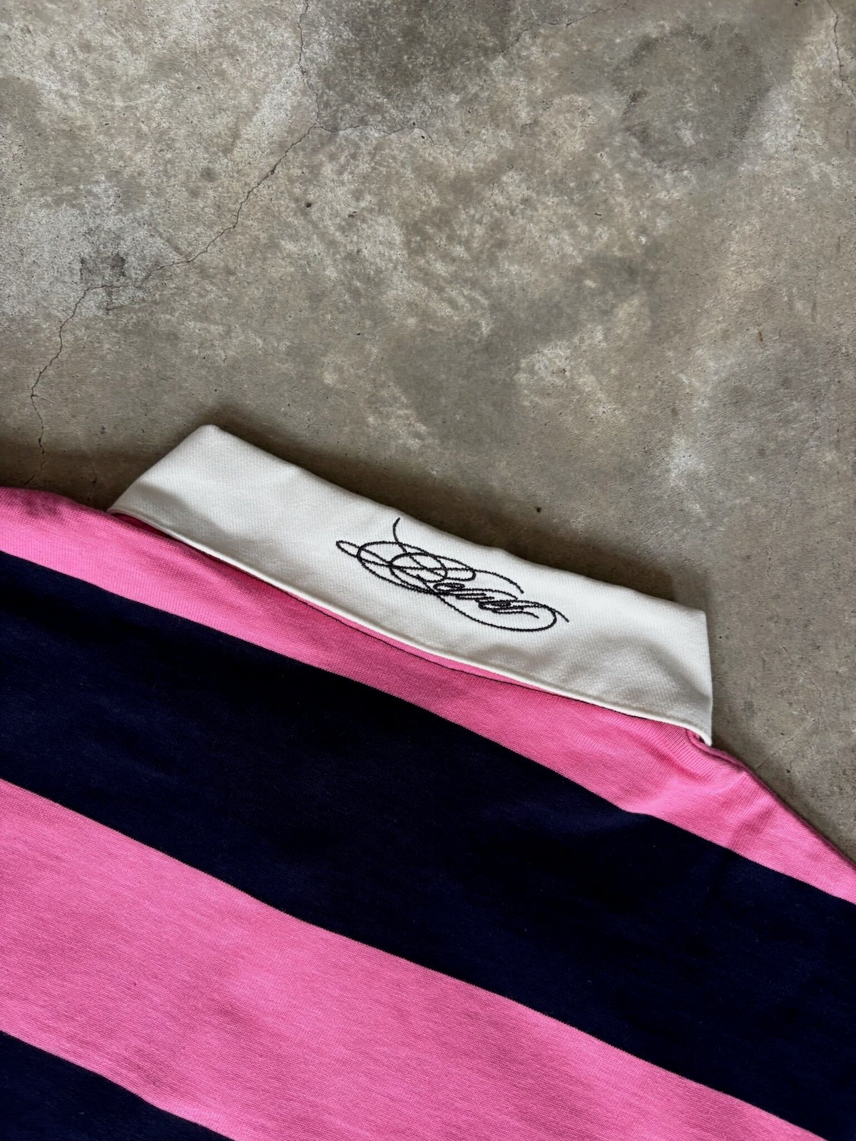 Heavy Stripe L/S Rugby Shirt