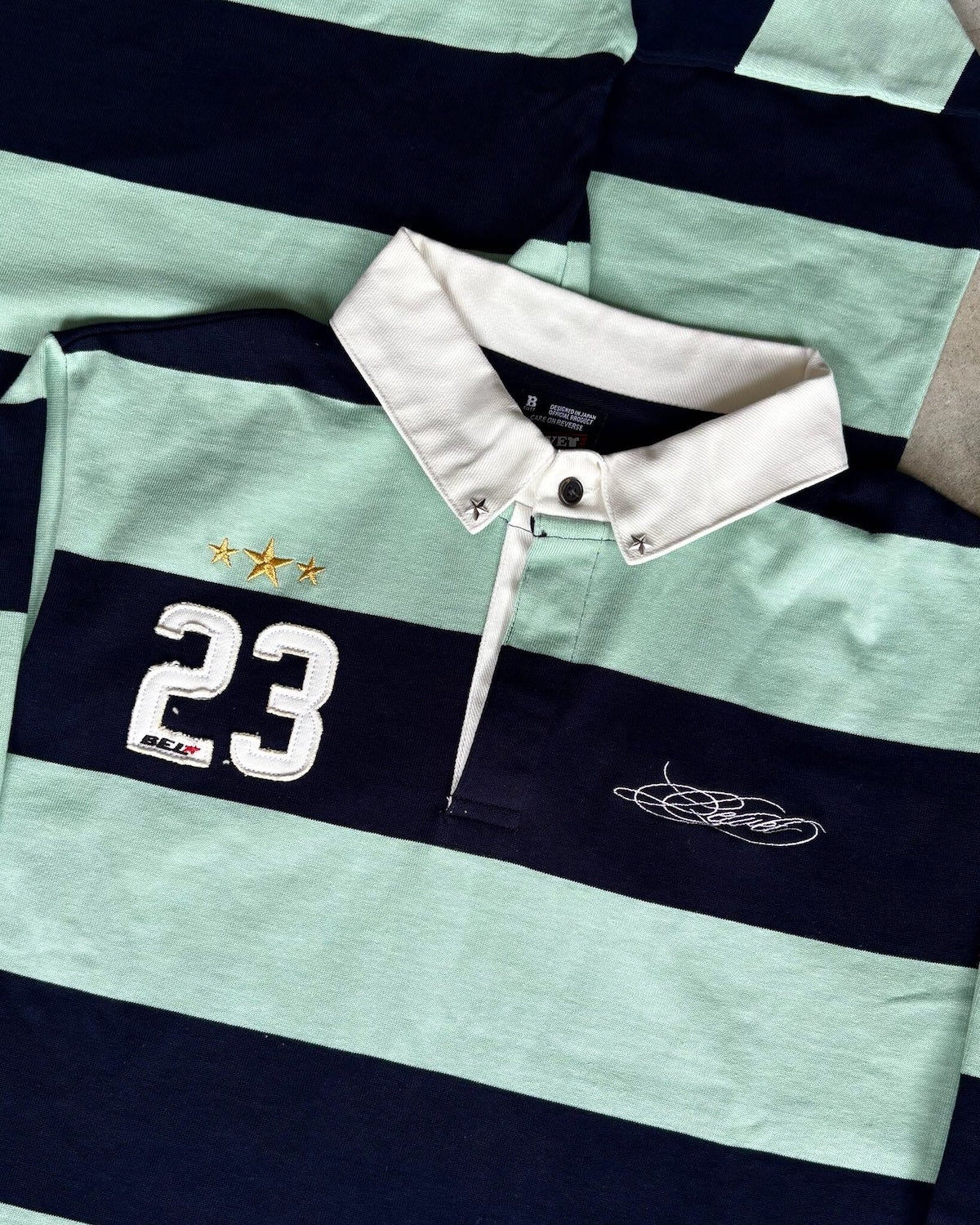Heavy Stripe L/S Rugby Shirt