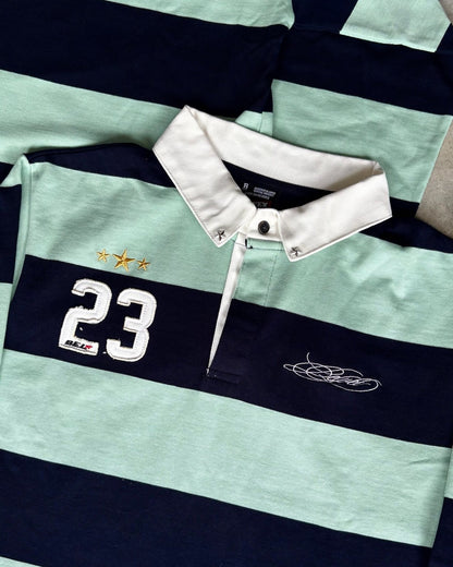 Heavy Stripe L/S Rugby Shirt