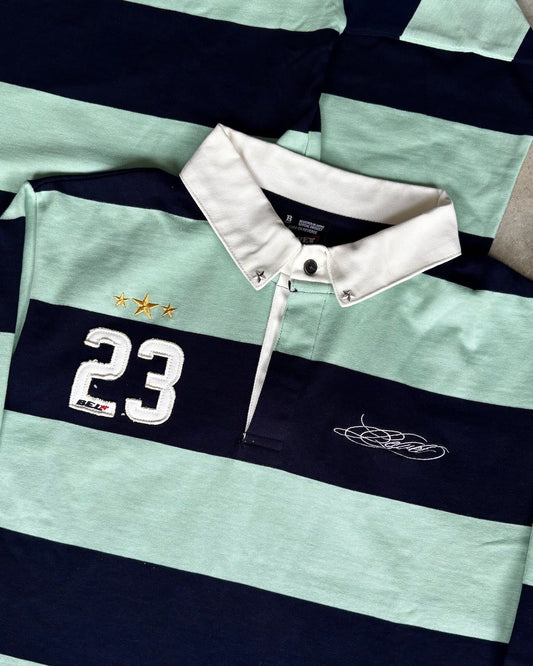 Heavy Stripe L/S Rugby Shirt