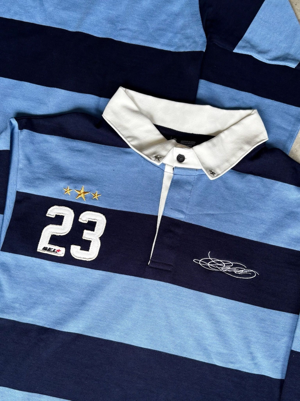Heavy Stripe L/S Rugby Shirt