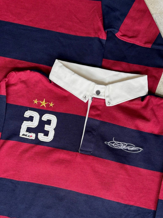 Heavy Stripe L/S Rugby Shirt