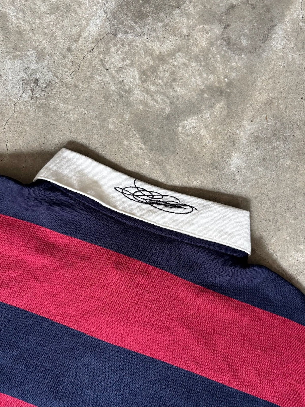 Heavy Stripe L/S Rugby Shirt