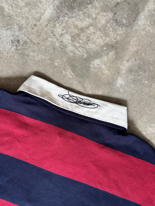 Heavy Stripe L/S Rugby Shirt