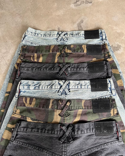 Double Pocket Baggy Shorts