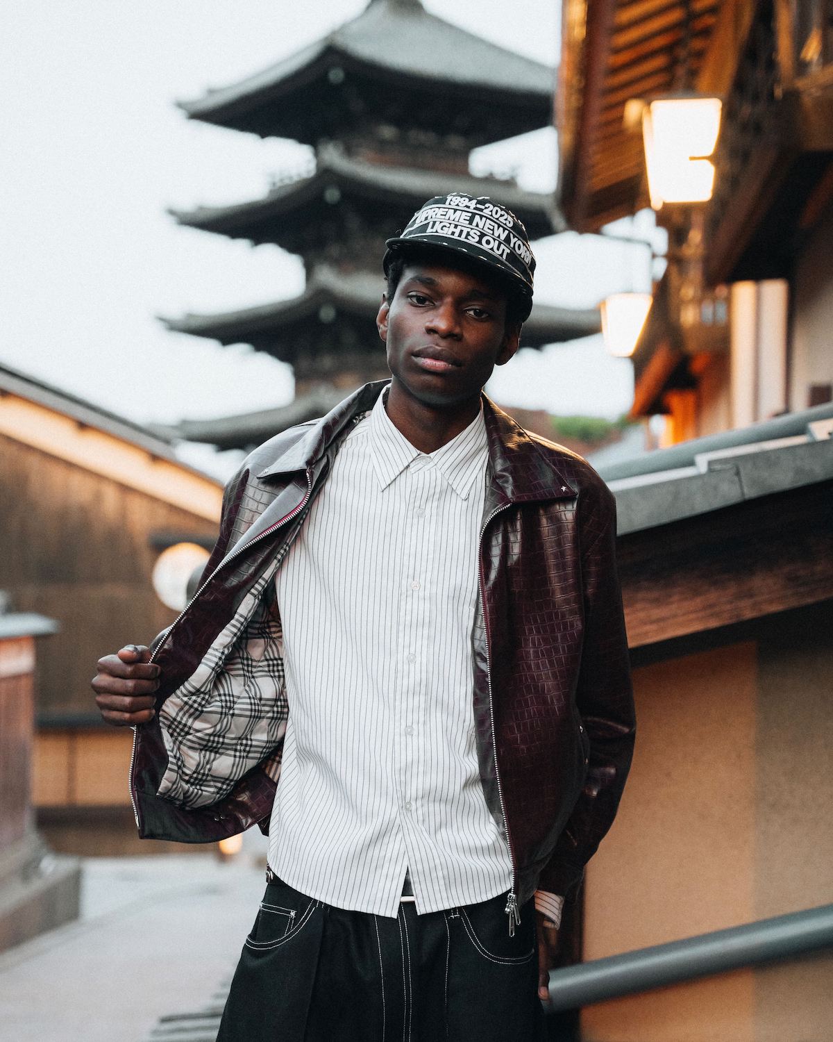 Belvet レザージャケット Croc-Embossed Leather Jacket – BELVET