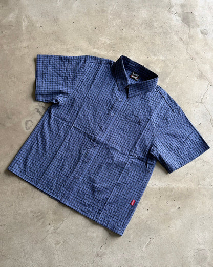 Cropped checkered shirt