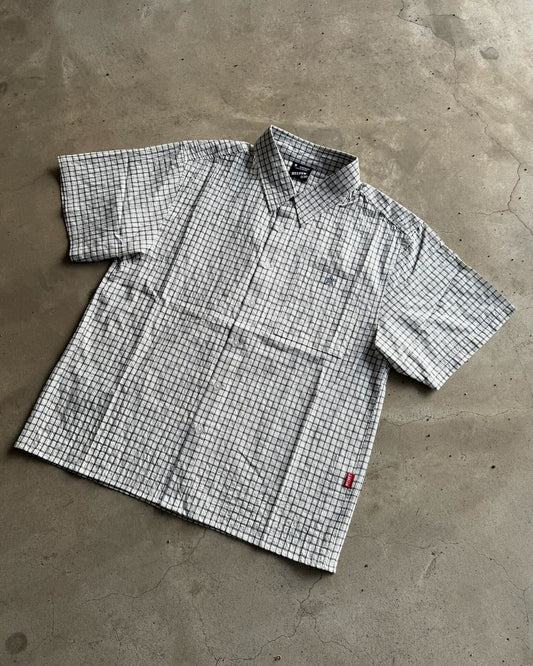 Cropped checkered shirt