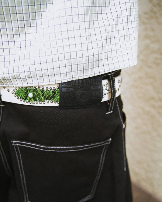 Pleated Wide-Leg Baggy Pants