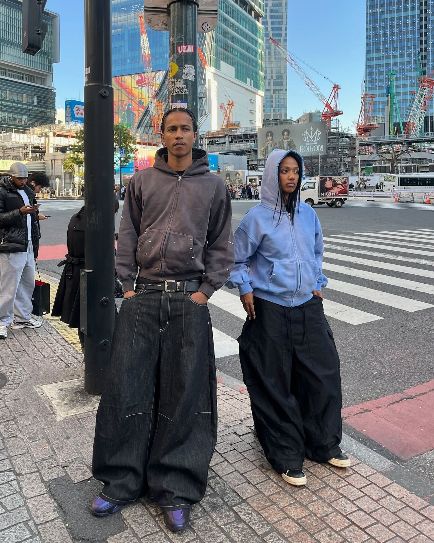 Distressed Pigment Zip Hoodie