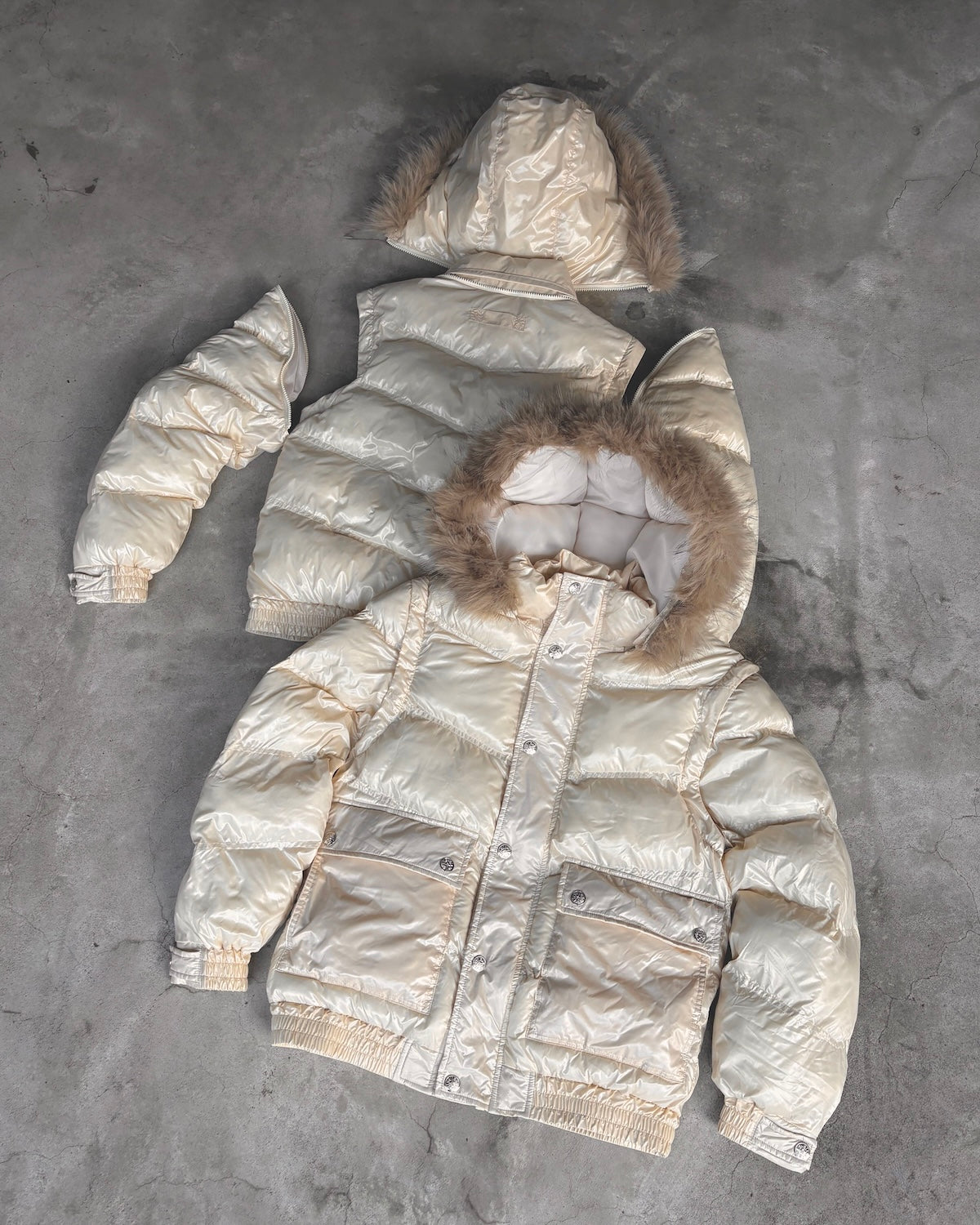 3WAY Fur Puffer Jacket