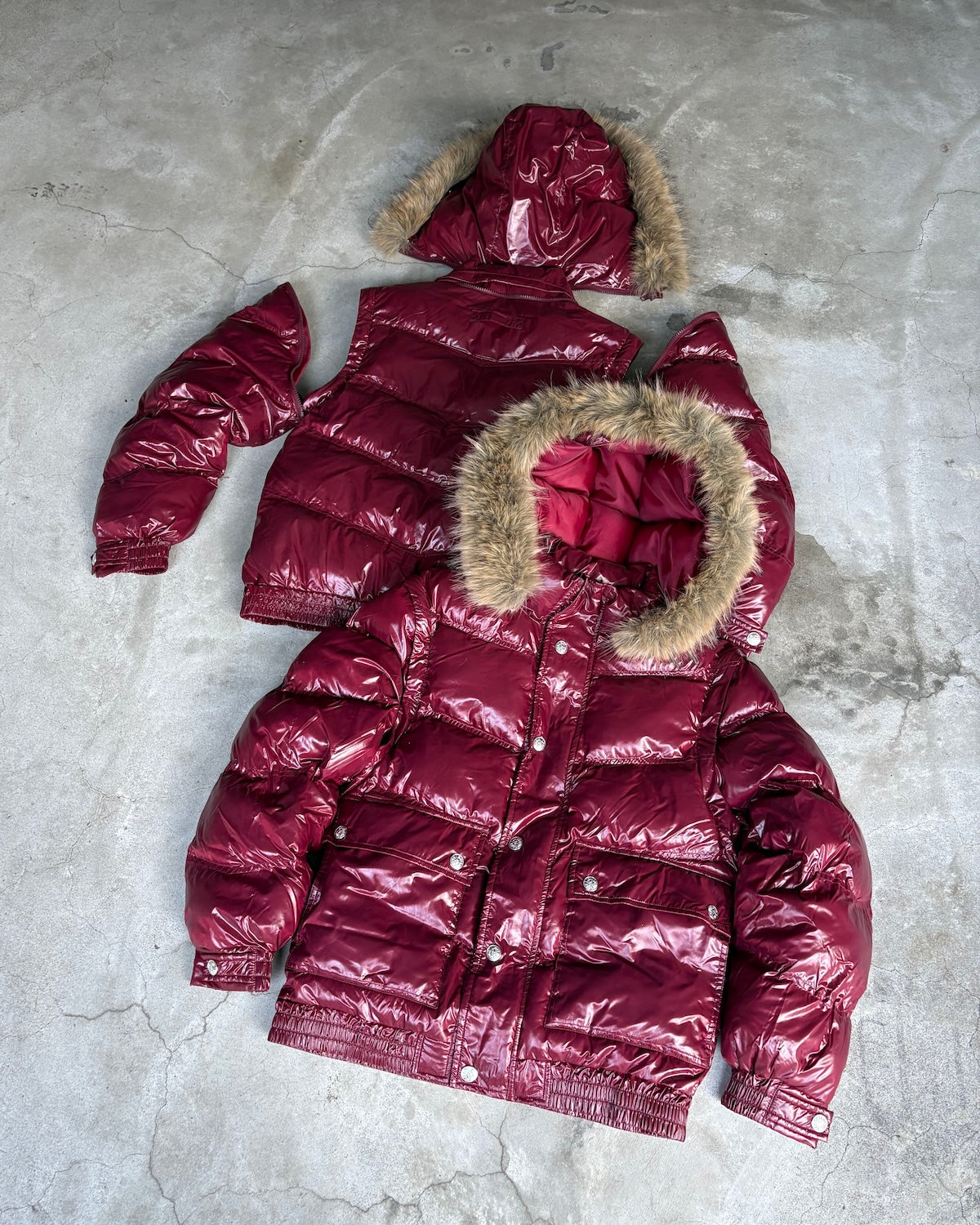 3WAY Fur Puffer Jacket