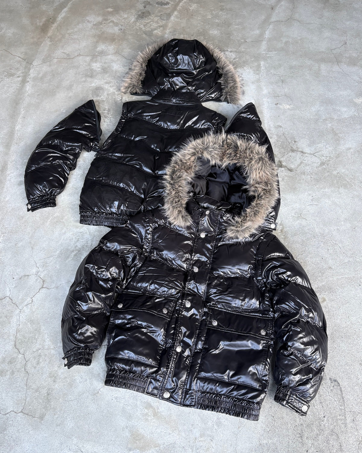 3WAY Fur Puffer Jacket