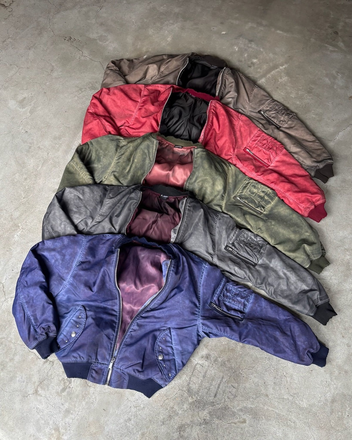 Faded MA-1 Bomber Jacket