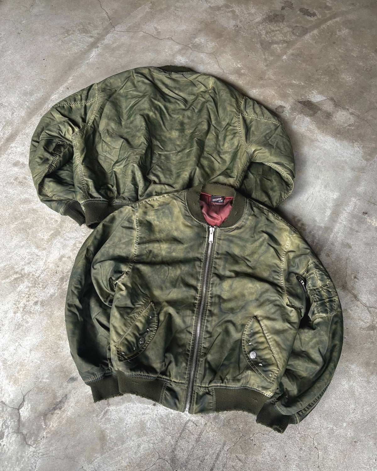 Faded MA-1 Bomber Jacket