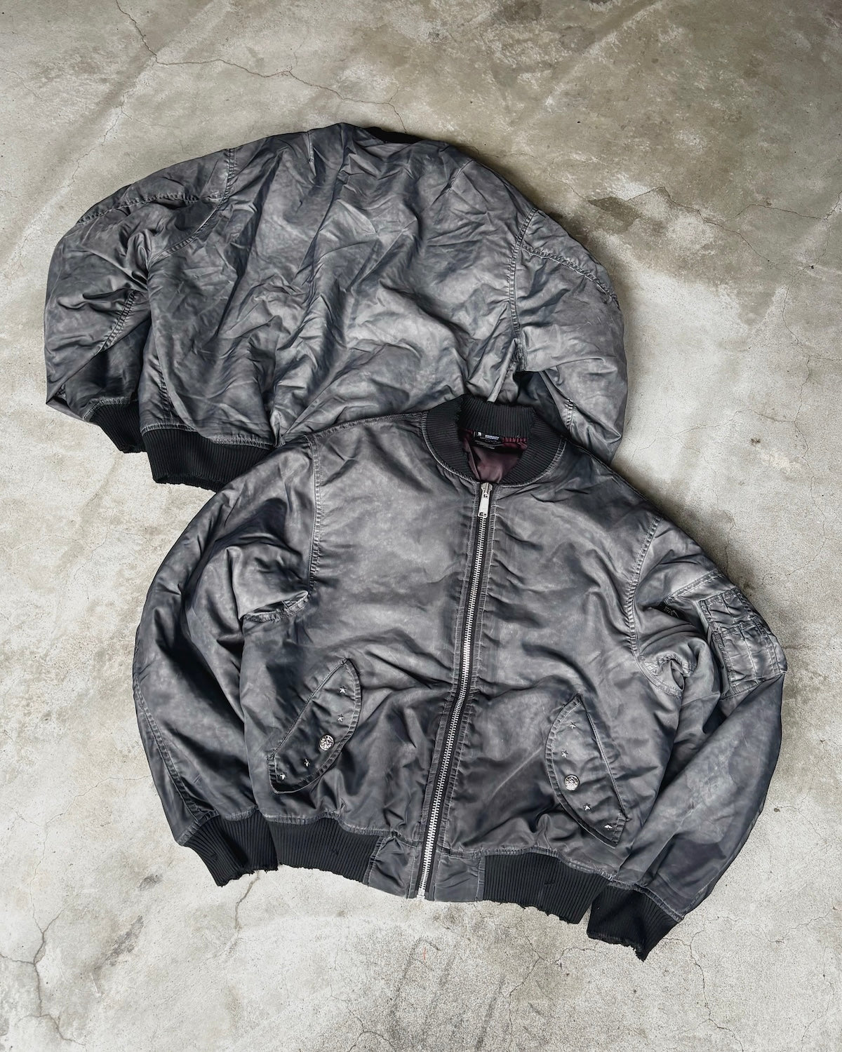 Faded MA-1 Bomber Jacket