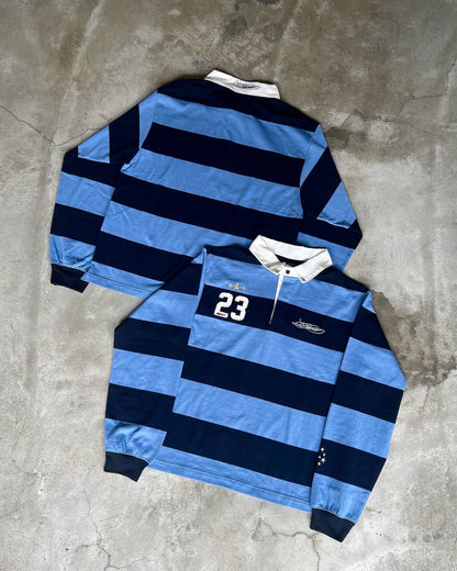 HEAVY STRIPE L/S RUGBY SHIRT