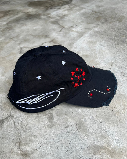 Studded Script Cap