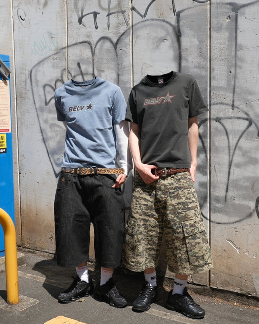 "BELV STAR"  T-shirt