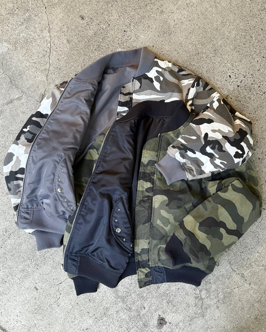 Camo Reversible MA-1 Jacket