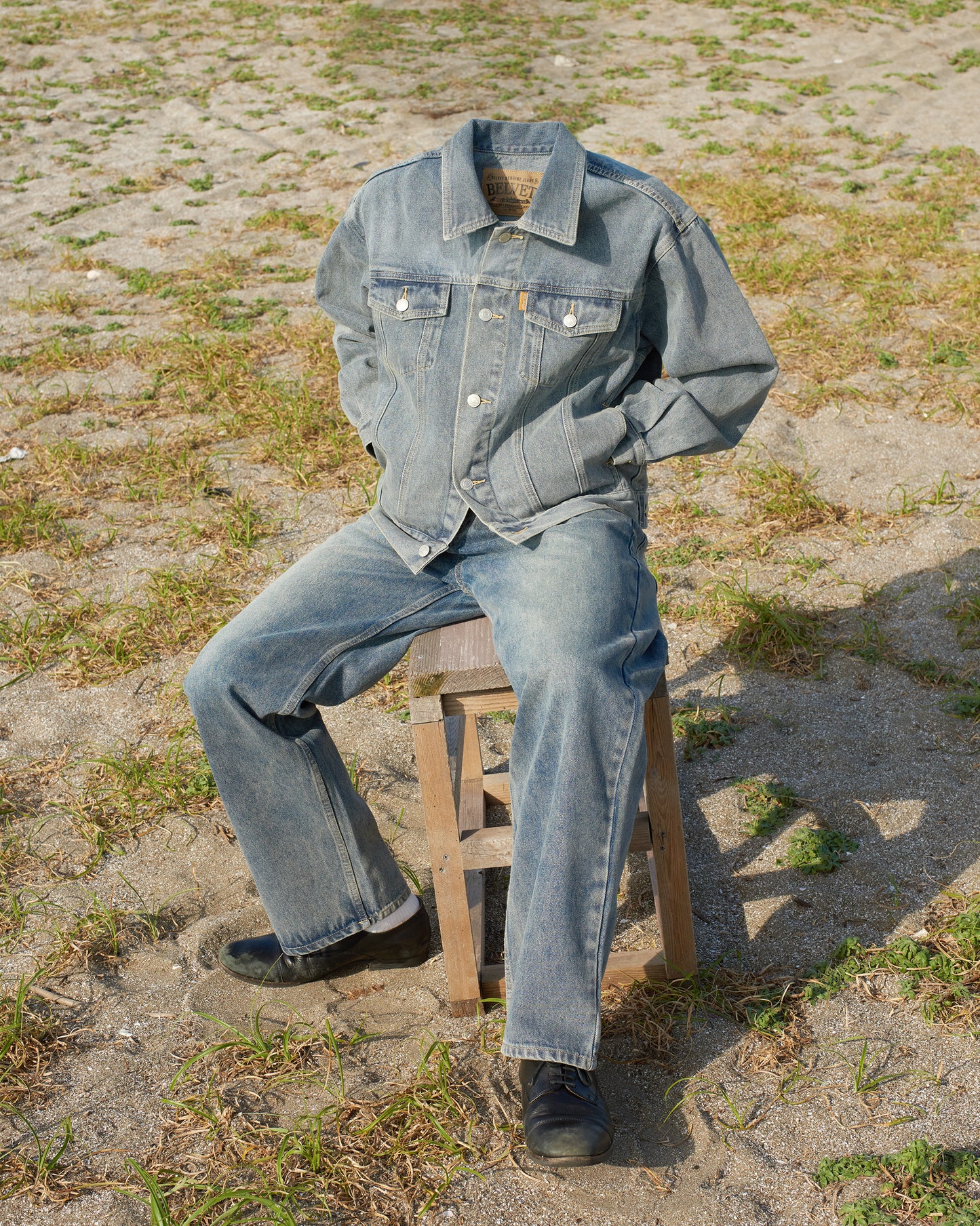 Washed Blue Denim Set up / Jacket