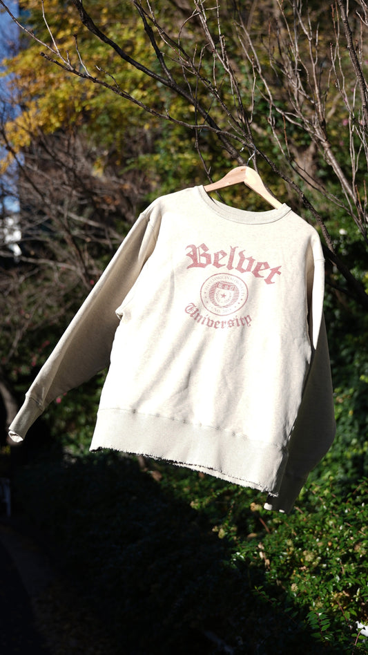 Overdye college logo sweat / Red