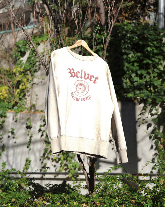 Overdye college logo sweat / Red