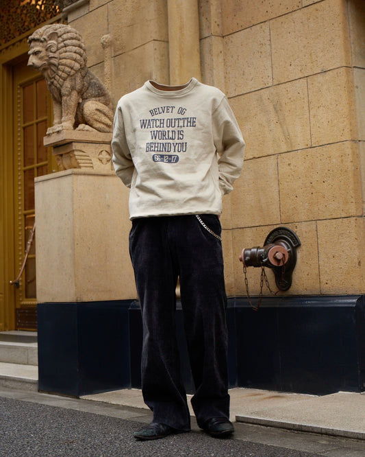 Overdye college logo sweat / Blue