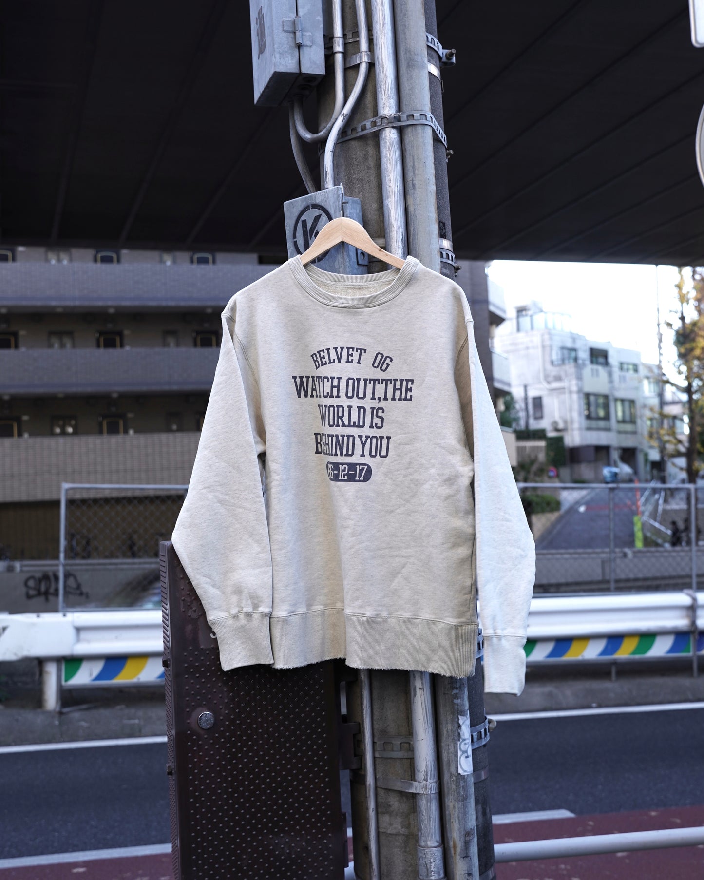 Overdye college logo sweat / Blue