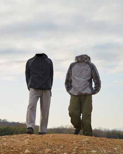 Bicolor army nylon jacket