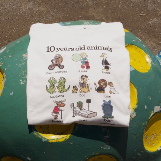 10Years old animals tee