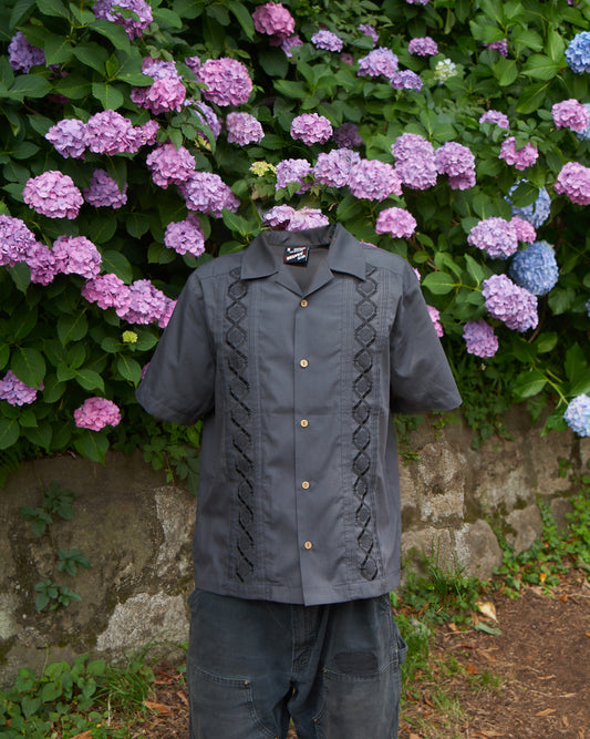 Plant pattern Cuba shirt